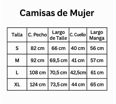 CAMISA LAZOS MUJER CISNE