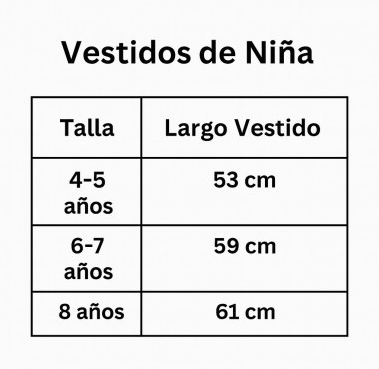 VESTIDO NIÑA ANDRÓMEDA